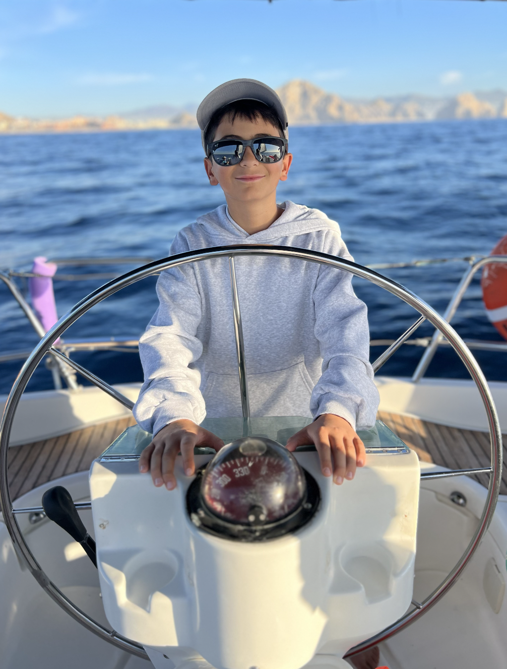 Charlie sailing